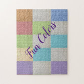 Puzzles farbenfroh (Vertikal)