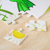 Puzzles farbenfrohe Blumenpossum Kick Frosch (Seite)