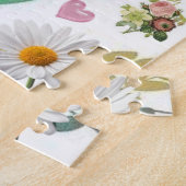 Puzzles farbenfrohe Blütenblume (Seite)