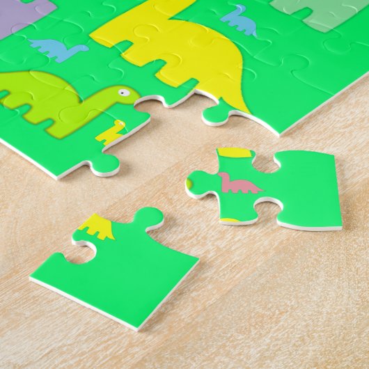 Puzzles farbenfrohe Dinosaurier (Seite)