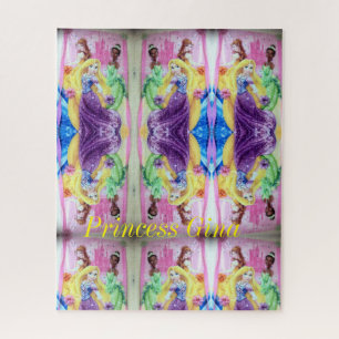 Puzzles farbenfrohe Prinzessin