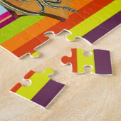 Puzzles Farbenfrohe Streifen Zelt Camping Schlange (Seite)