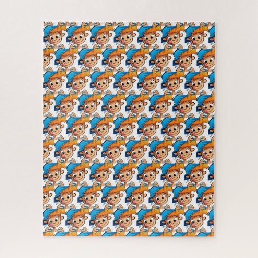 Puzzles farbenfroher Junge (Vertikal)