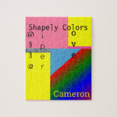 Puzzles Farbenspiel Abstrakte Formen (Vertikal)