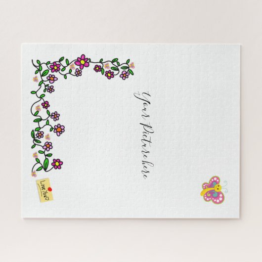 Puzzles Floral Butterfly (Horizontal)