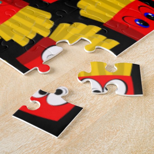 Puzzles French Fries Black (Seite)