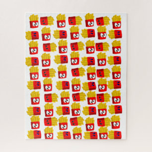 Puzzles French Fries White