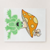 Puzzles Frosch Pilzschmetterling (Horizontal)