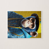 Puzzles für Kinder - Affe (Horizontal)