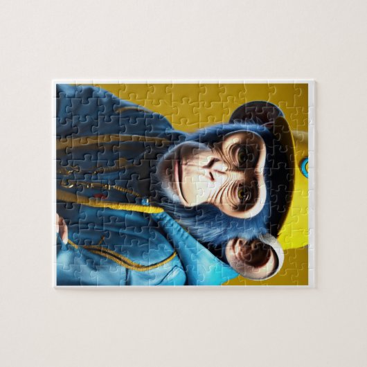 Puzzles für Kinder - Affe (Horizontal)