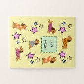 PUZZLES FÜR KINDER: Dachshund-Personalisiertes Puz (Horizontal)