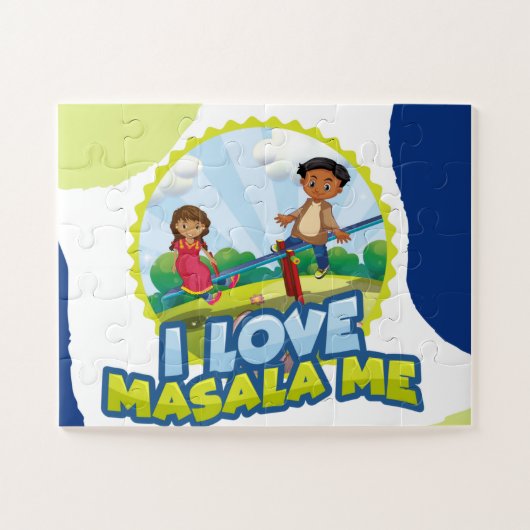 Puzzles für Kinder, Inder, gemischte Kinder, Schwa (Horizontal)