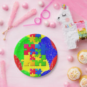 Puzzles für Papierplatten Pappteller (Party)