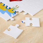 Puzzles Gelbe Enten Rote Herzen (Seite)