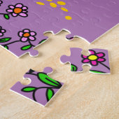 Puzzles Gelbes Kick Lila (Seite)