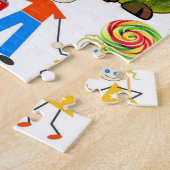 Puzzles Giraffe Zoo Monkey (Seite)