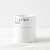 Puzzles Girl Kaffeetasse (Mittel)