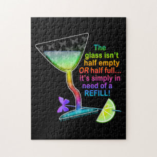 PUZZLES - GLASS HALF FULL