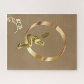 Puzzles Gold Angel Floral (Horizontal)