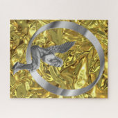 Puzzles Gold Silver Angel Circular (Horizontal)