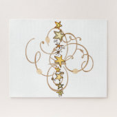 Puzzles Gold Stars (Horizontal)