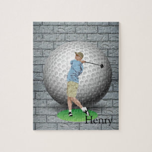 Puzzles Golfer Golfplätze