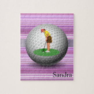 Puzzles Golfer Strip Golf Balls