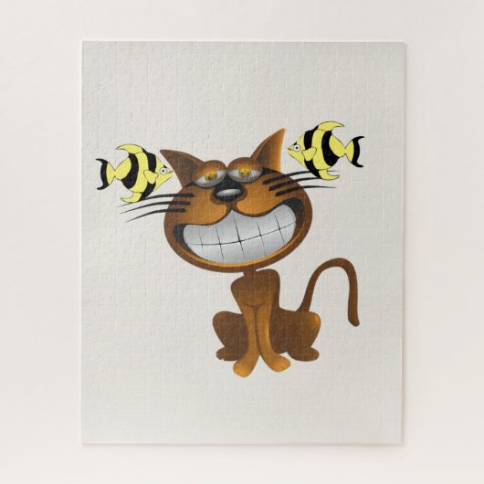 Puzzles Graue Katzenfische (Vertikal)