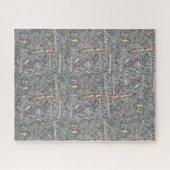 Puzzles Graues und Silberes Muster (Horizontal)