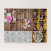 Puzzles Gray Martini Brillen Bierbraun Wein (Horizontal)