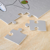 Puzzles Gray Martini Glasses (Seite)