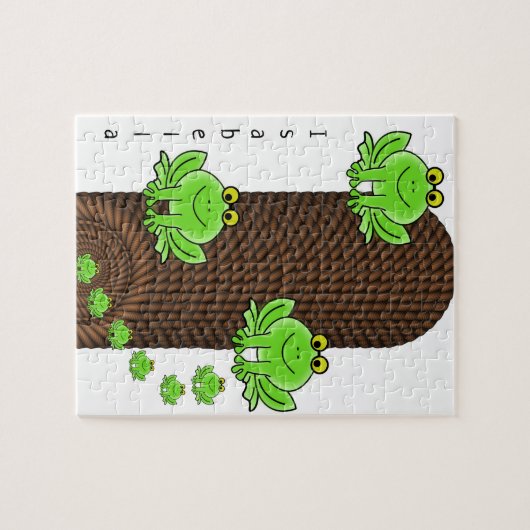 Puzzles Green Frogs Rope (Horizontal)