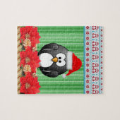 Puzzles Green Strip, Pinguin Weihnachten (Horizontal)