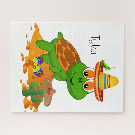 Puzzles Green Turtle (Horizontal)
