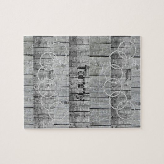 Puzzles Grey Wood (Horizontal)