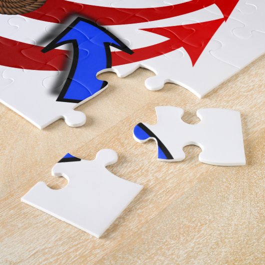 Puzzles Grünes Fröschen-Seilpfeile (Seite)