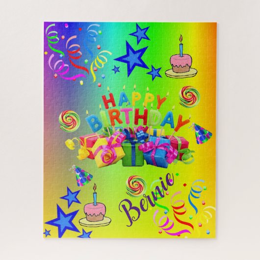 Puzzles Happy Birthday (Vertikal)