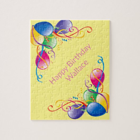 Puzzles Happy Birthday Balloons (Vertikal)