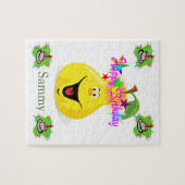 Puzzles Happy Birthday Birthday Birnen Birne Cake (Horizontal)