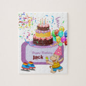 Puzzles Happy Birthday Cake Skaten (Vertikal)