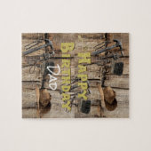 Puzzles Happy Birthday Country Construction Tools (Horizontal)