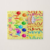 Puzzles Happy Birthday Cupcake (Horizontal)
