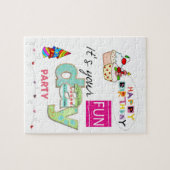 Puzzles, Happy Birthday FUN Cupcake Jigsaw Puzzle (Horizontal)