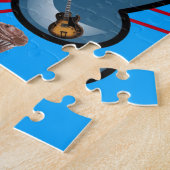 Puzzles Happy Birthday Gitarre Cupcake (Seite)