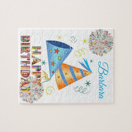 Puzzles Happy Birthday Hat (Horizontal)