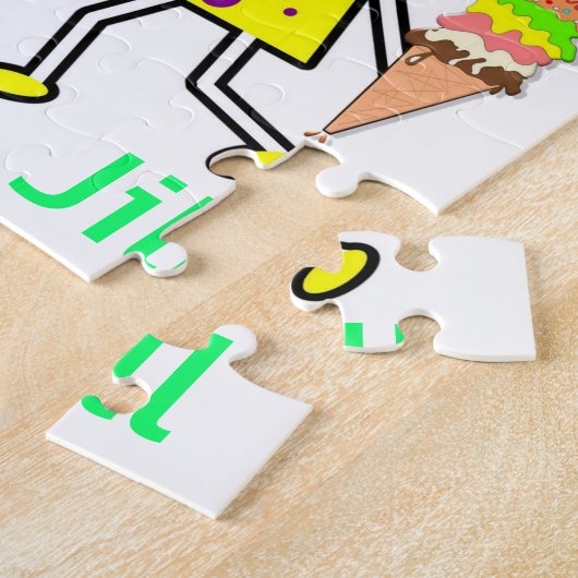 Puzzles Happy Birthday Ice Creme (Seite)