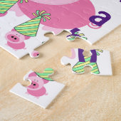 Puzzles Happy Birthday Pink Schweine (Seite)