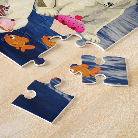 Puzzles Happy Birthday Polar Birnenkuchen (Seite)