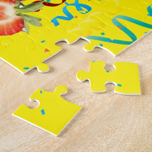 Puzzles Happy Birthday Strawberry Ice Creme (Seite)