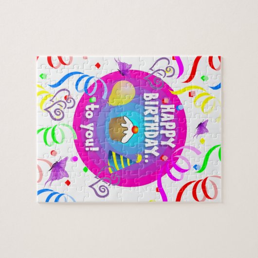 Puzzles Happy Birthday to you Cake (Horizontal)